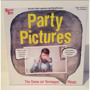 Unisex University Games Party Pictures Card Game One Size White Yellow